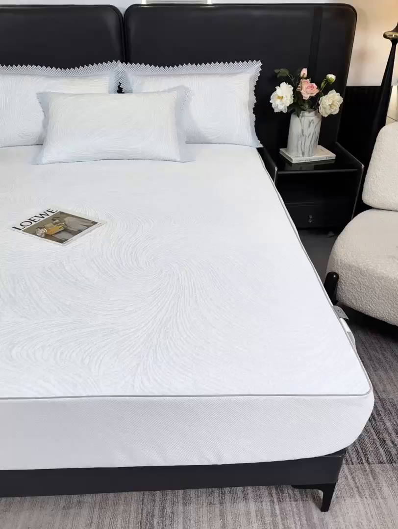 91家纺网 家纺一手货源 找家纺 （总）玖玖爱家纺 2026新款韩国量子冷感软凉席床笠款