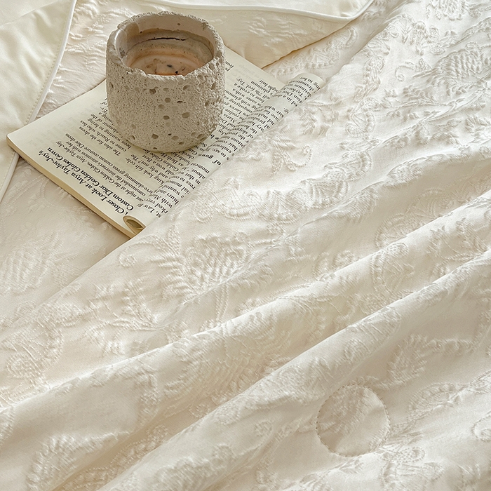 91家纺网 家纺一手货源 找家纺 （总）VIP被业 2026春夏新款A类浮雕蚕蛹大提花夏被空调被夏凉被