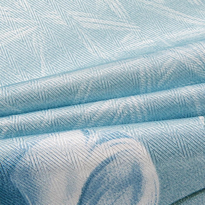 91家纺网 家纺一手货源 找家纺 妖妖家纺 2026新款双层蕾丝床裙夏凉冰丝席 锦绣风尚蓝