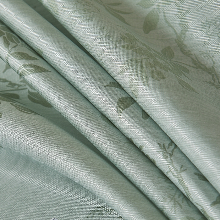 91家纺网 家纺一手货源 找家纺 妖妖家纺 2026新款双层蕾丝床裙夏凉冰丝席 烟雨绿