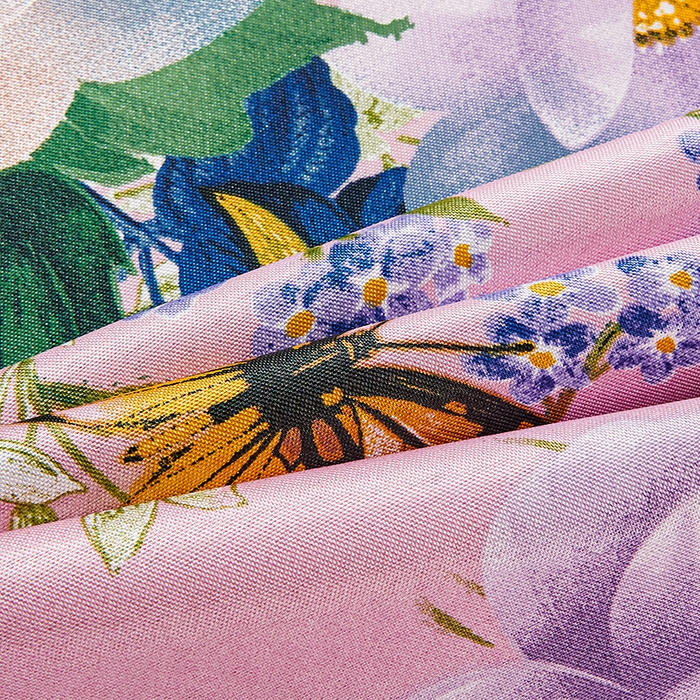 91家纺网 家纺一手货源 找家纺 妖妖家纺 2026新款双层蕾丝床裙夏凉冰丝席 满园粉