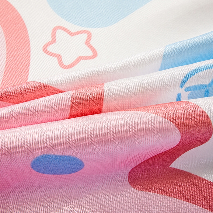 91家纺网 家纺一手货源 找家纺 妖妖家纺 2026新款双层蕾丝床裙夏凉冰丝席 水果派对