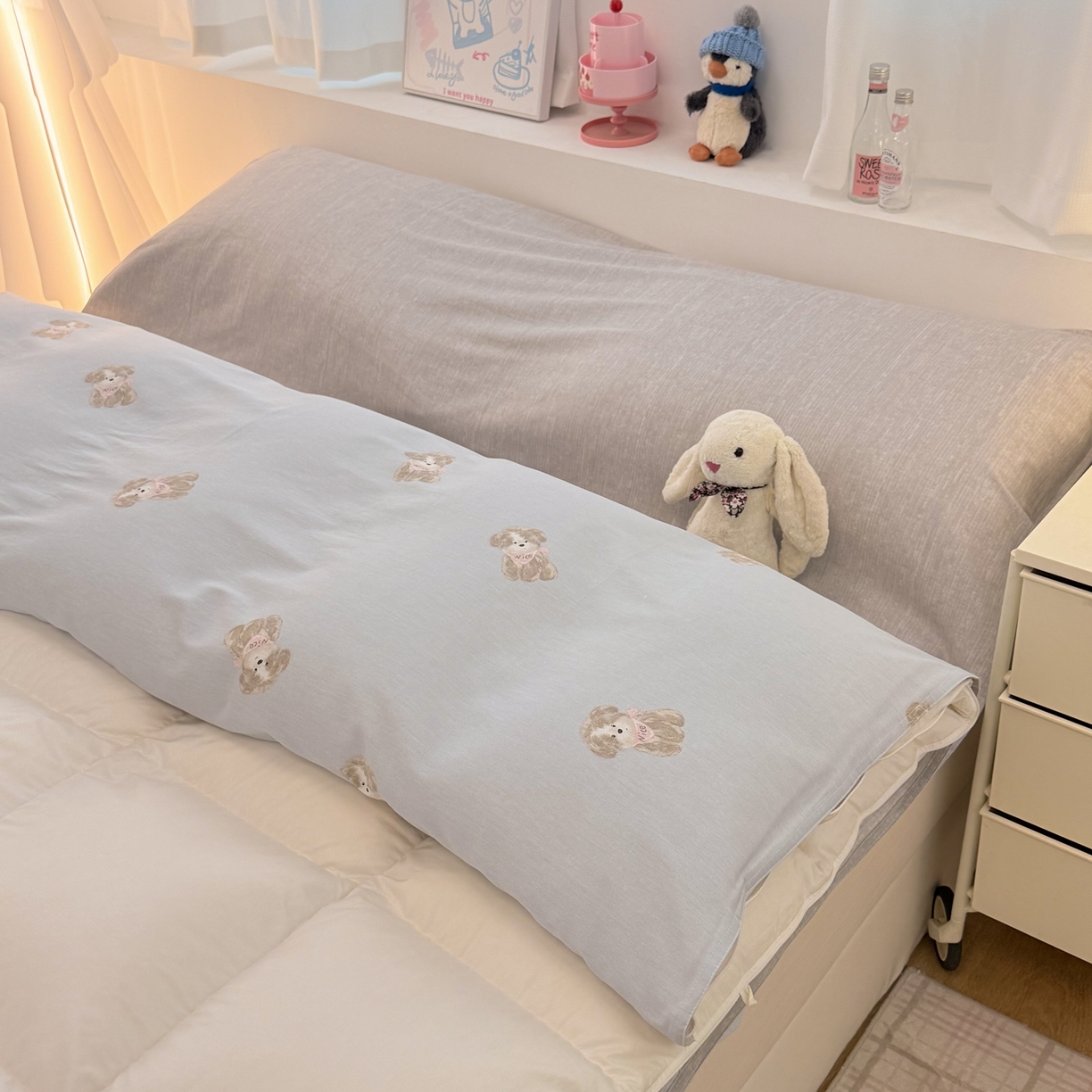 91家纺网 家纺一手货源 找家纺 简宜家居（朝初家纺） 2026新款40支纯棉全棉12868旅行睡袋 酒店隔脏便携 Nice  狗狗-兰