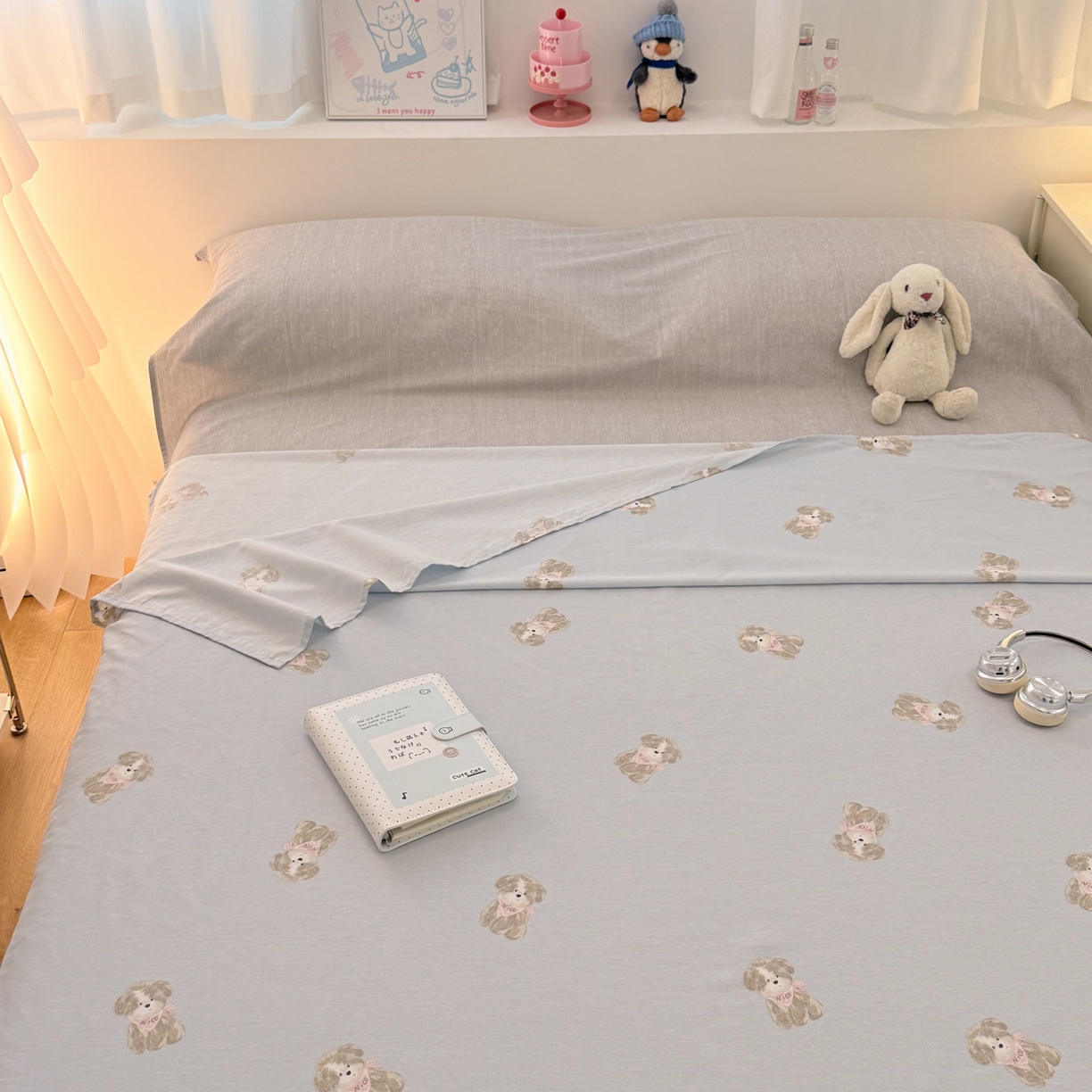 91家纺网 家纺一手货源 找家纺 简宜家居（朝初家纺） 2026新款40支纯棉全棉12868旅行睡袋 酒店隔脏便携 Nice  狗狗-兰