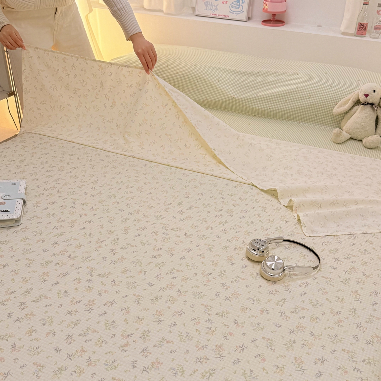 91家纺网 家纺一手货源 找家纺 简宜家居（朝初家纺） 2026新款40支纯棉全棉12868旅行睡袋 酒店隔脏便携 晚棠枝语