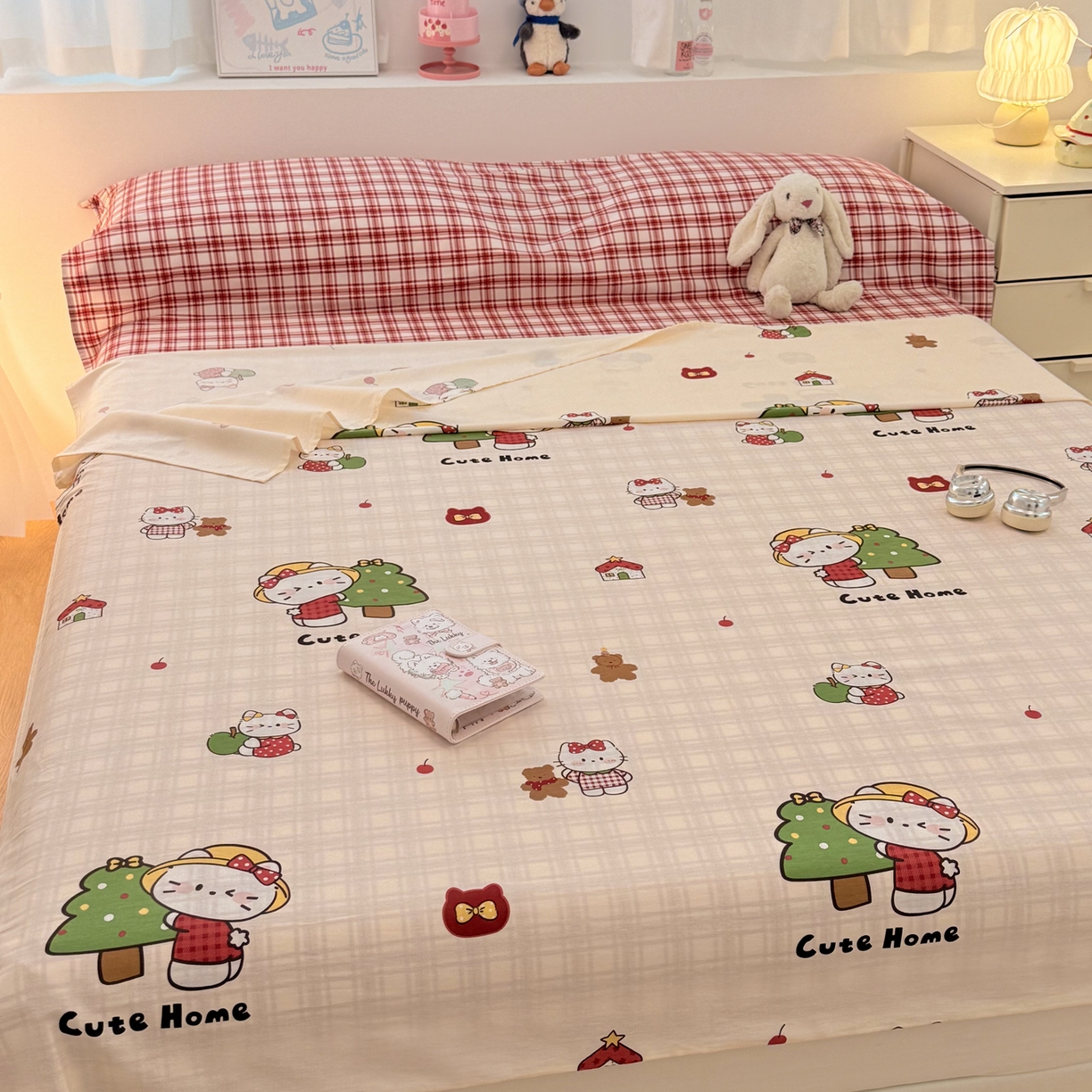 91家纺网 家纺一手货源 找家纺 简宜家居（朝初家纺） 2026新款40支纯棉全棉12868旅行睡袋 酒店隔脏便携 红莓树屋