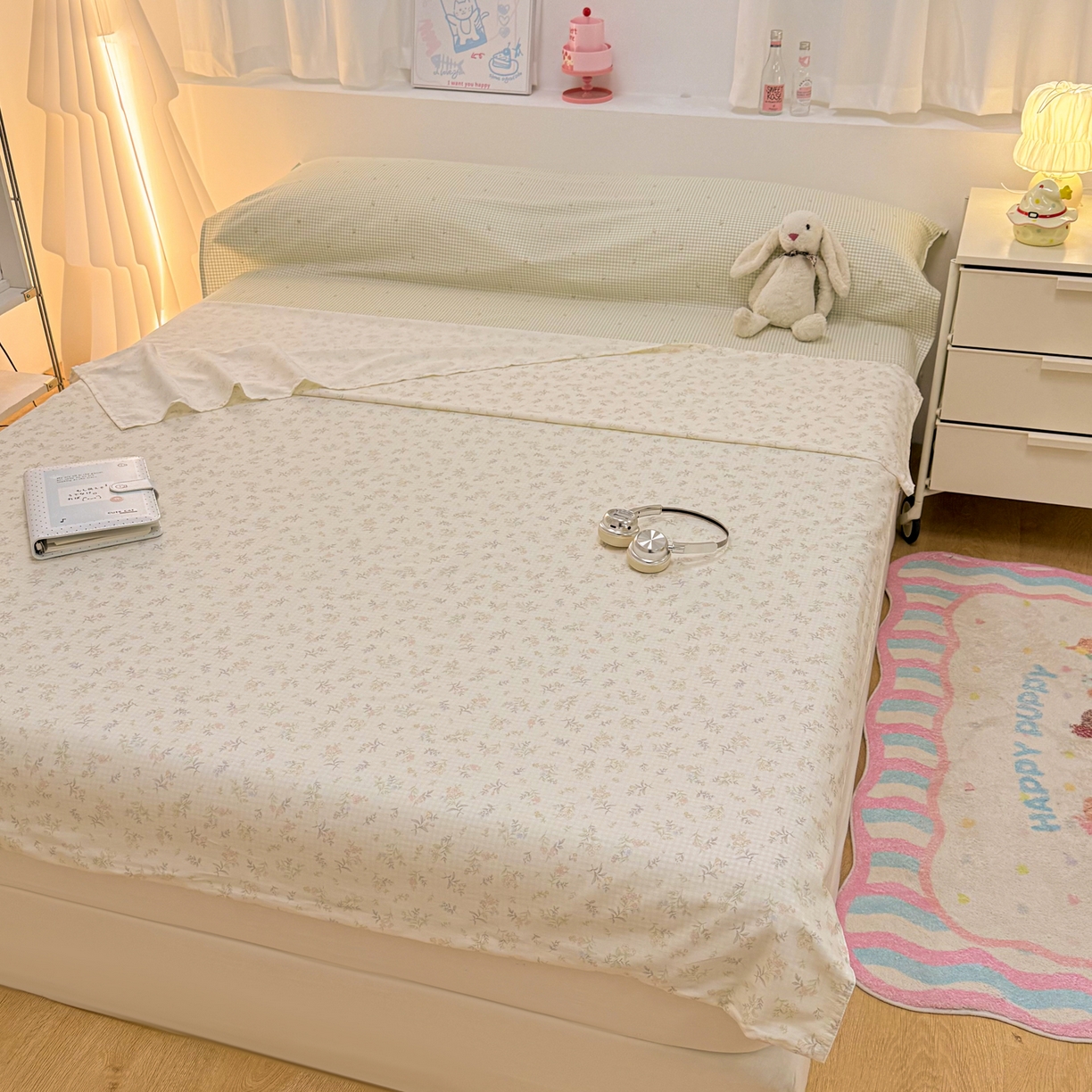 91家纺网 家纺一手货源 找家纺 简宜家居（朝初家纺） 2026新款40支纯棉全棉12868旅行睡袋 酒店隔脏便携 晚棠枝语