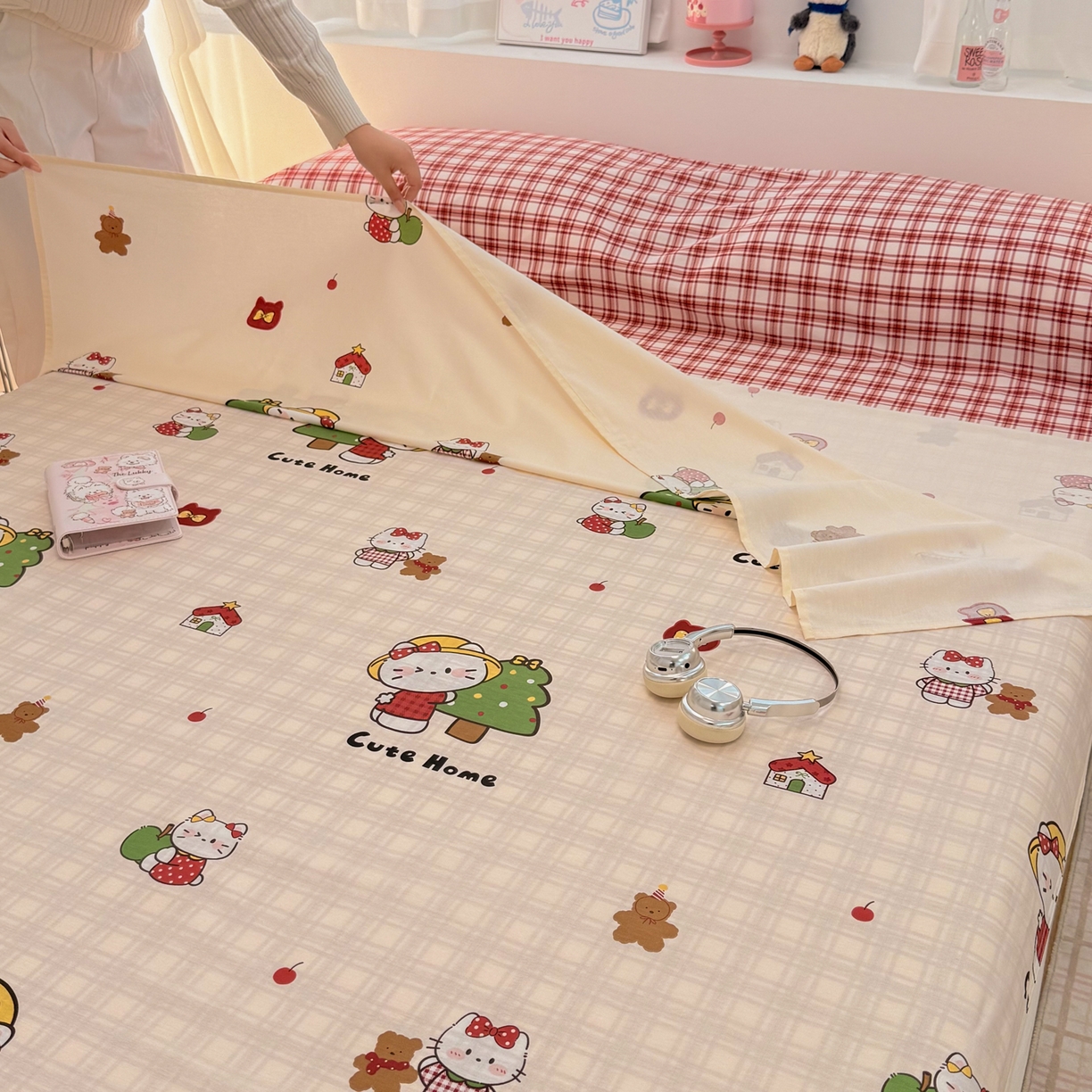 91家纺网 家纺一手货源 找家纺 简宜家居（朝初家纺） 2026新款40支纯棉全棉12868旅行睡袋 酒店隔脏便携 红莓树屋