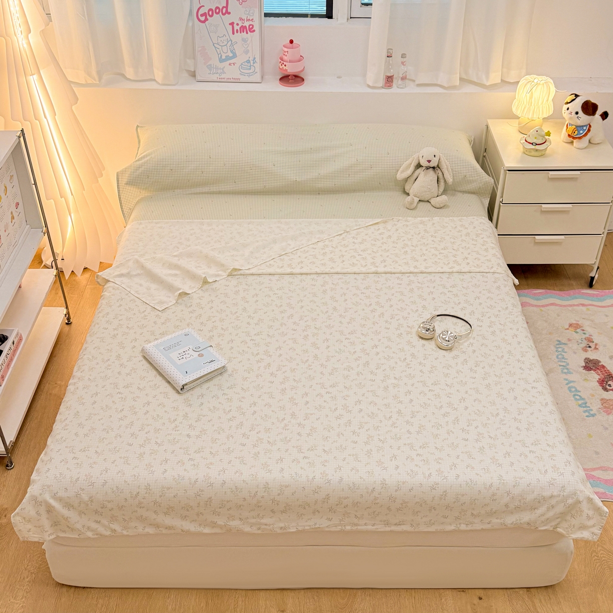 91家纺网 家纺一手货源 找家纺 简宜家居（朝初家纺） 2026新款40支纯棉全棉12868旅行睡袋 酒店隔脏便携 晚棠枝语