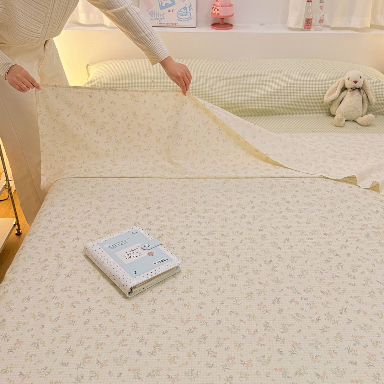 91家纺网 家纺一手货源 找家纺 简宜家居（朝初家纺） 2026新款40支纯棉全棉12868旅行睡袋 酒店隔脏便携 晚棠枝语