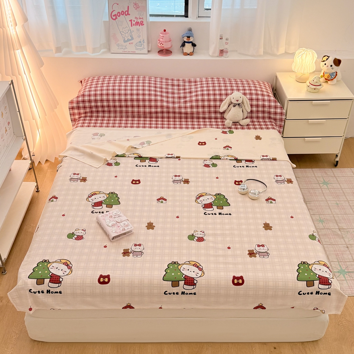 91家纺网 家纺一手货源 找家纺 简宜家居（朝初家纺） 2026新款40支纯棉全棉12868旅行睡袋 酒店隔脏便携 红莓树屋