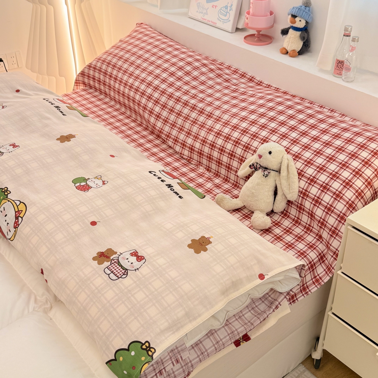 91家纺网 家纺一手货源 找家纺 简宜家居（朝初家纺） 2026新款40支纯棉全棉12868旅行睡袋 酒店隔脏便携 红莓树屋