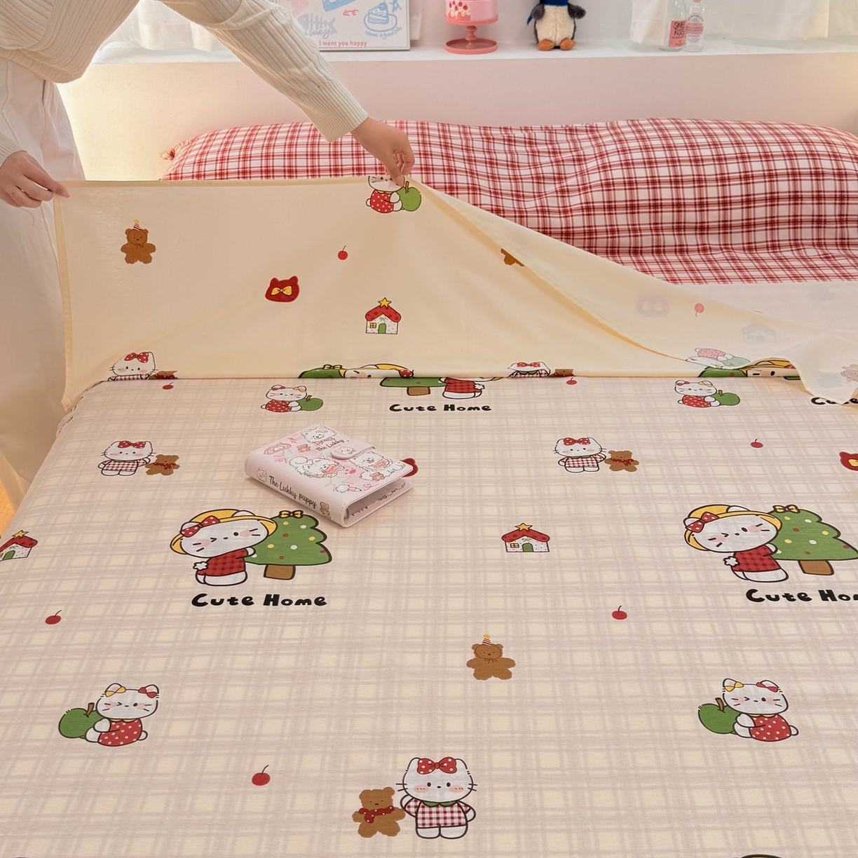 91家纺网 家纺一手货源 找家纺 简宜家居（朝初家纺） 2026新款40支纯棉全棉12868旅行睡袋 酒店隔脏便携 红莓树屋