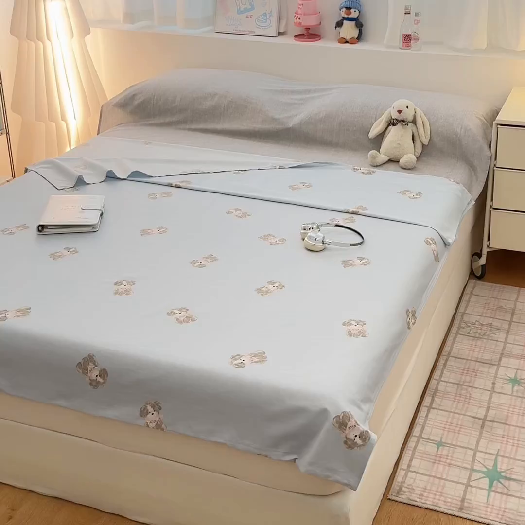 91家纺网 家纺一手货源 找家纺 简宜家居（朝初家纺） 2026新款40支纯棉全棉12868旅行睡袋 酒店隔脏便携 Nice  狗狗-兰