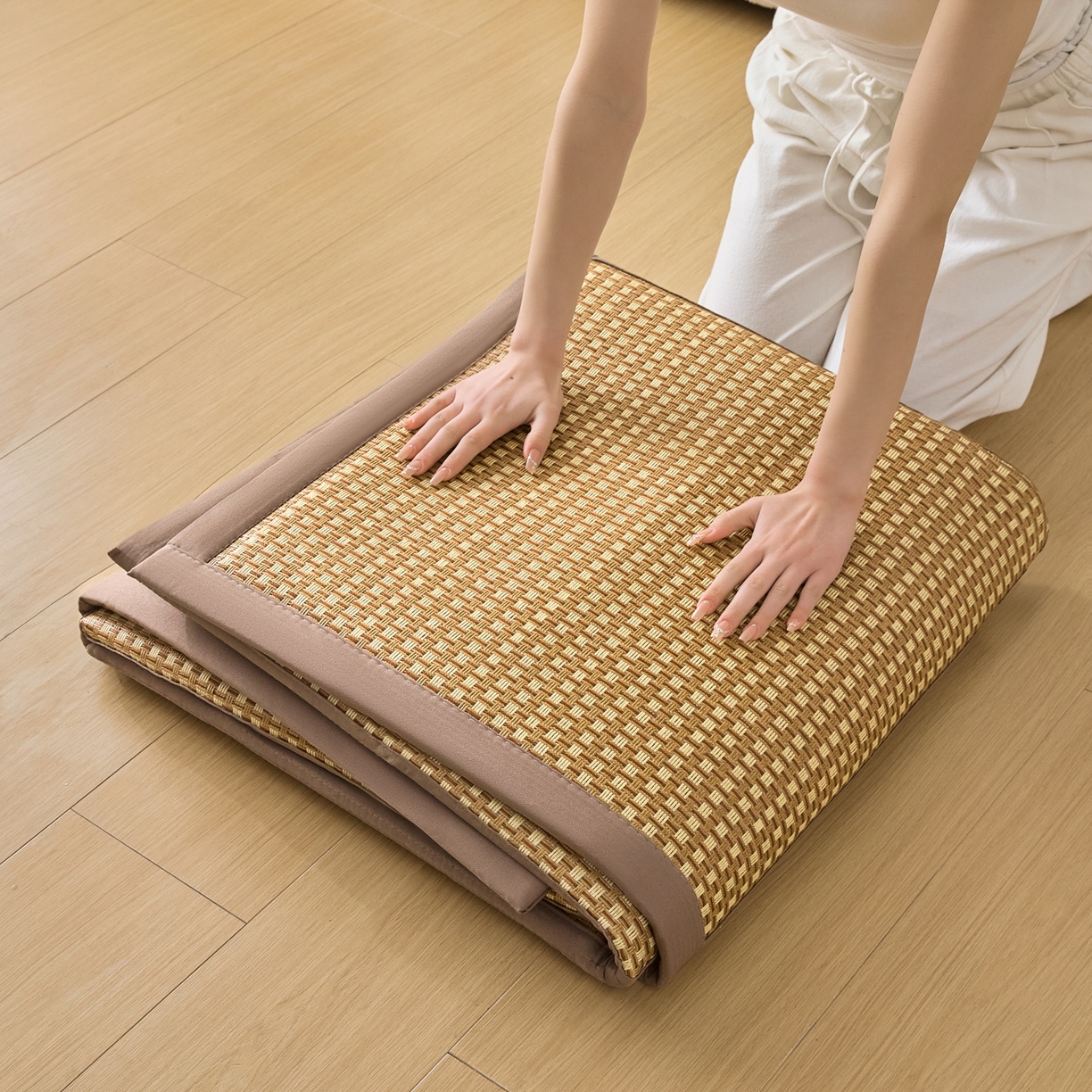 91家纺网 家纺一手货源 找家纺 （总）川悦生活 2026新款凉垫地垫榻榻米凉藤地垫