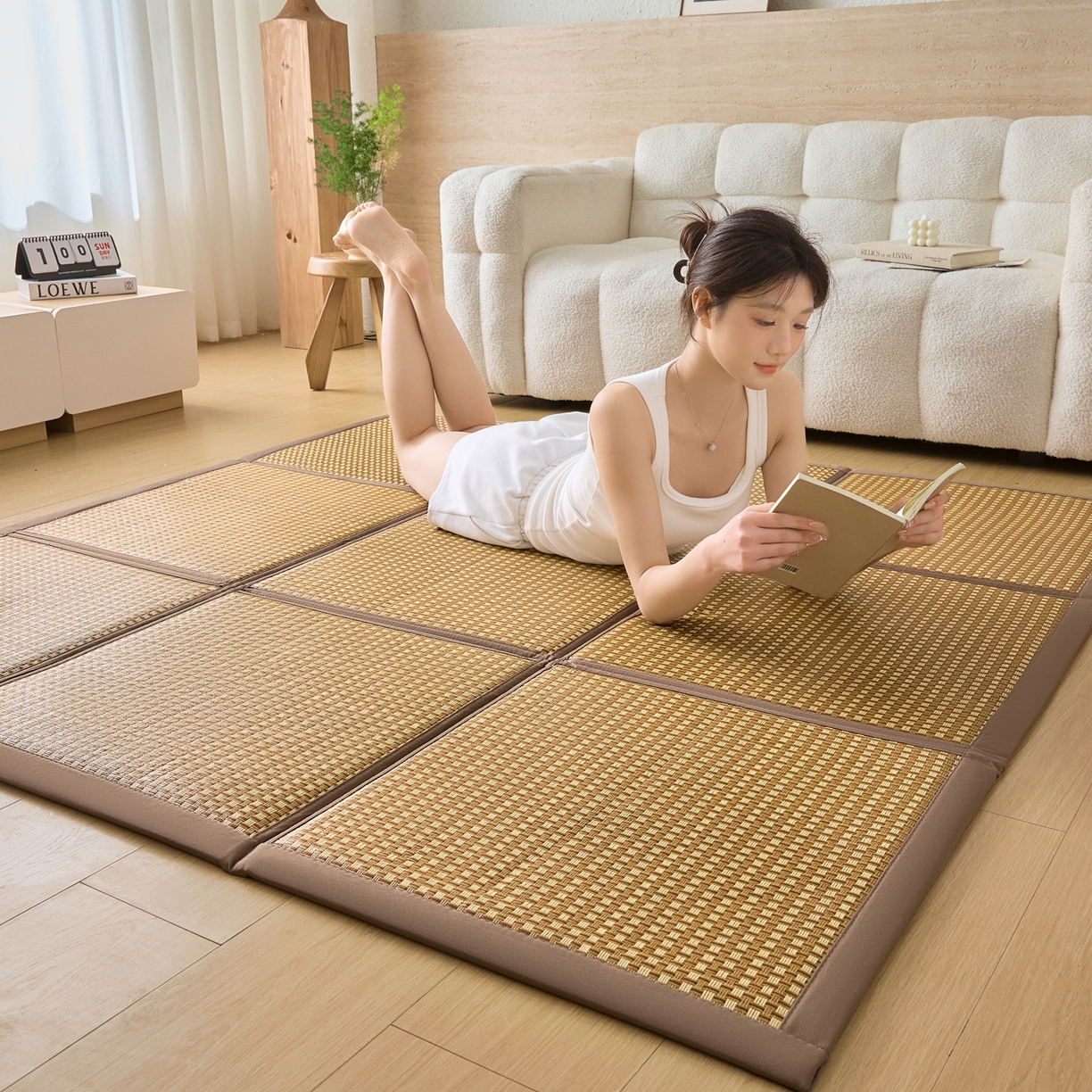 91家纺网 家纺一手货源 找家纺 （总）川悦生活 2026新款凉垫地垫榻榻米凉藤地垫