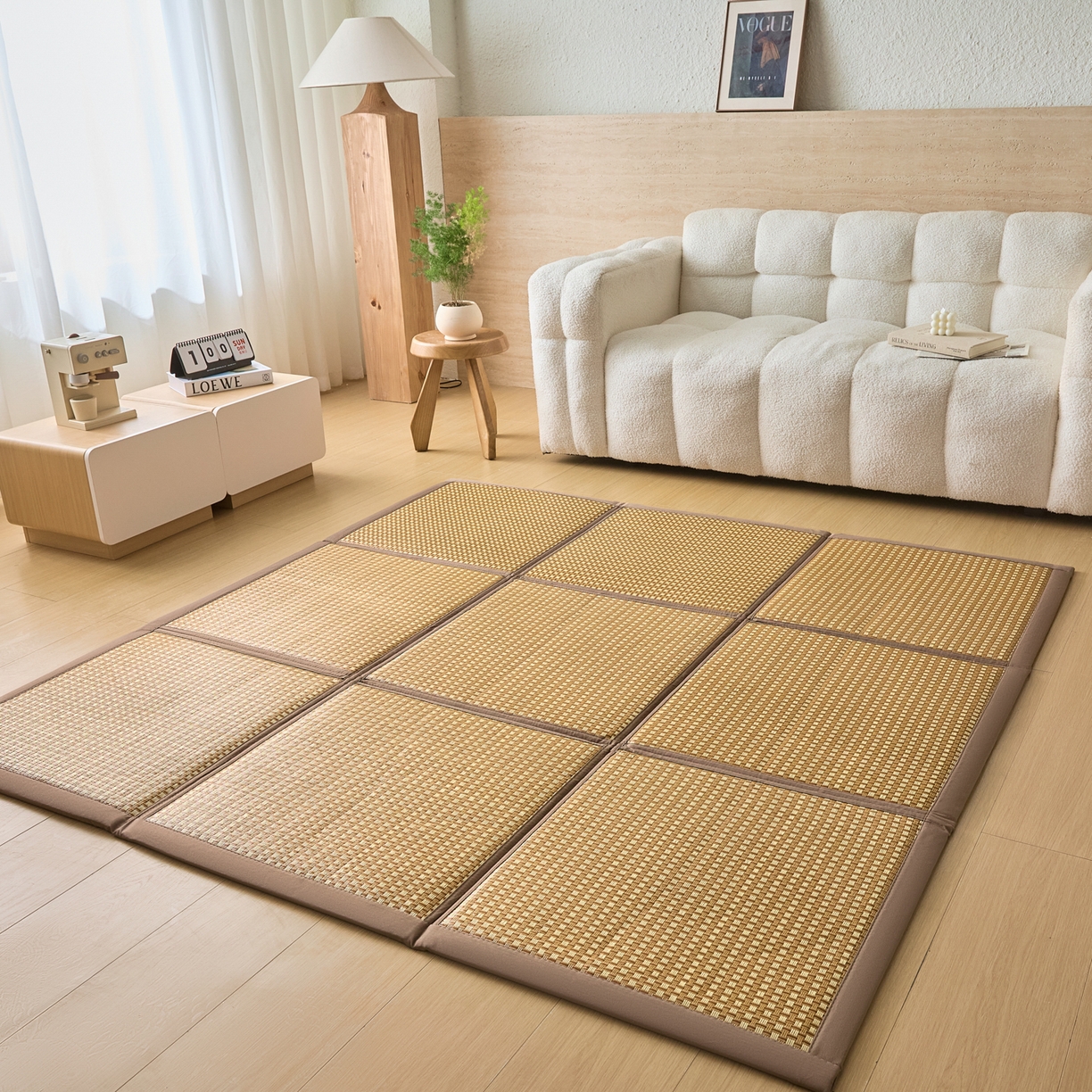 91家纺网 家纺一手货源 找家纺 （总）川悦生活 2026新款凉垫地垫榻榻米凉藤地垫