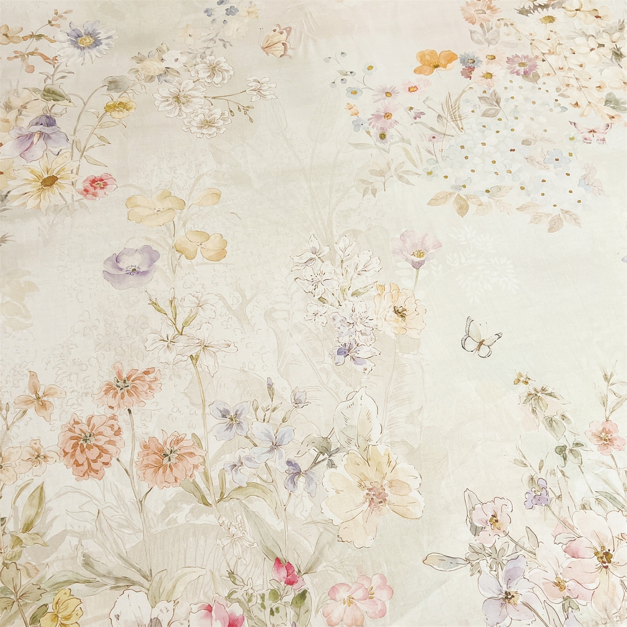 91家纺网 家纺一手货源 找家纺 宜凡家纺 2026新款全棉数码印花单层床裙②号系列四件套 春旭