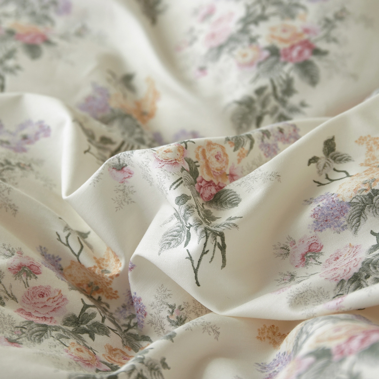 91家纺网 家纺一手货源 找家纺 绫韵家纺 2026新款春夏13372全棉蝴蝶结四件套系列 君雅临风