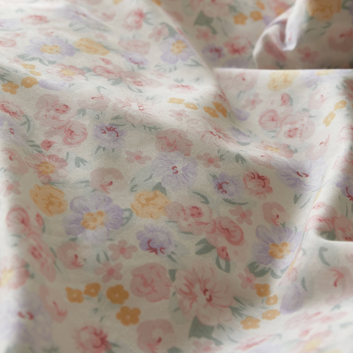 91家纺网 家纺一手货源 找家纺 绫韵家纺 2026新款春夏13372全棉蝴蝶结四件套系列 舒曼