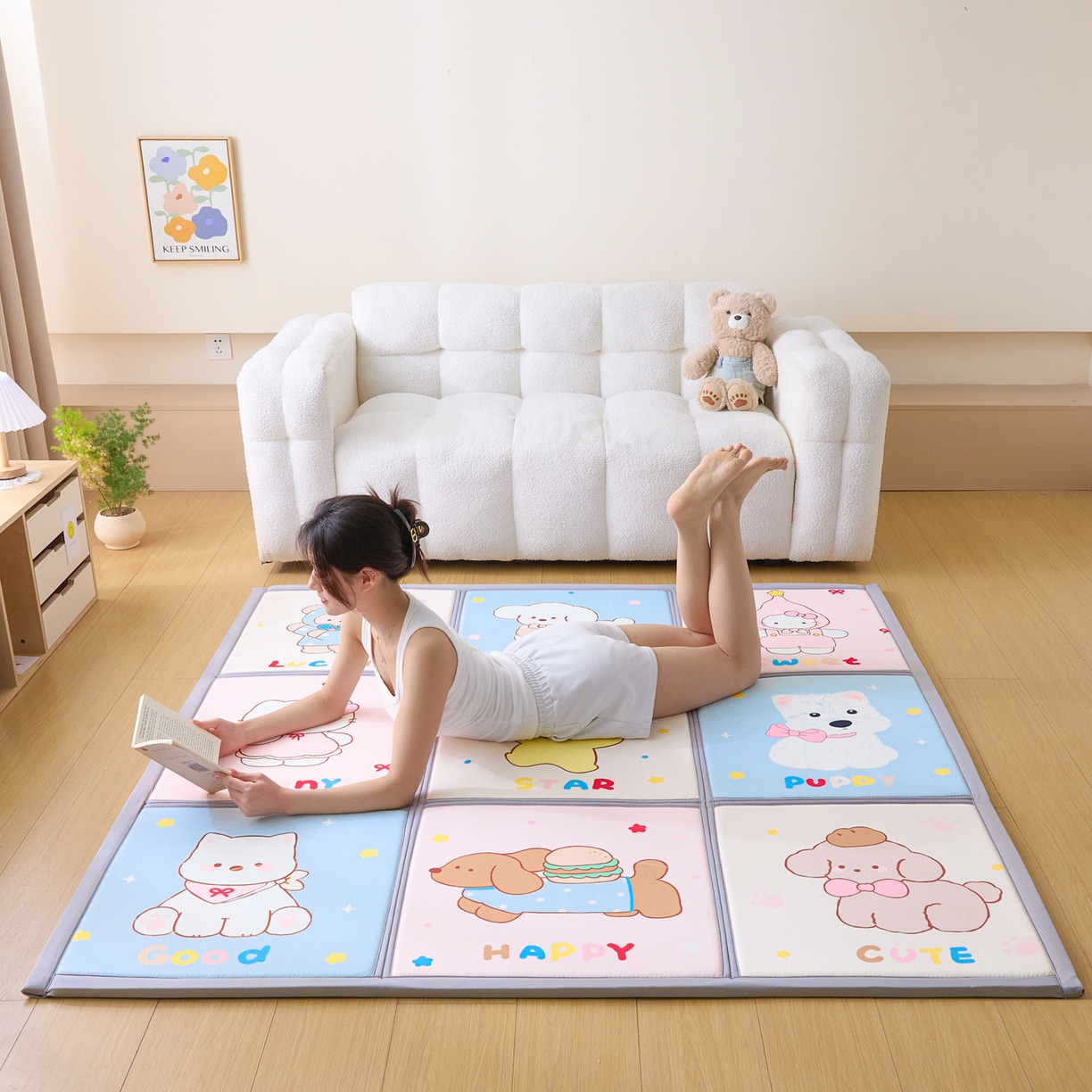 91家纺网 家纺一手货源 找家纺 （总）川悦生活 2026新款凉垫地垫榻榻米卡通地垫