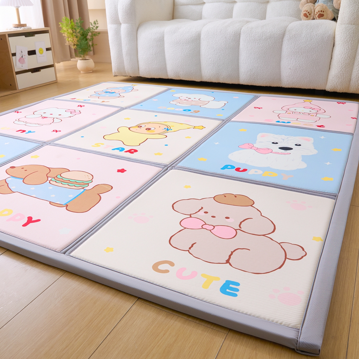 91家纺网 家纺一手货源 找家纺 （总）川悦生活 2026新款凉垫地垫榻榻米卡通地垫