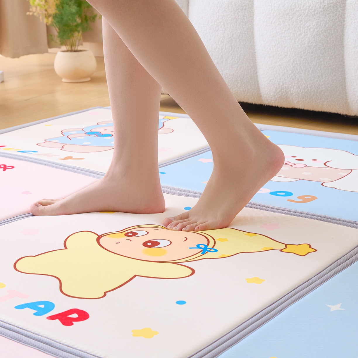 91家纺网 家纺一手货源 找家纺 （总）川悦生活 2026新款凉垫地垫榻榻米卡通地垫