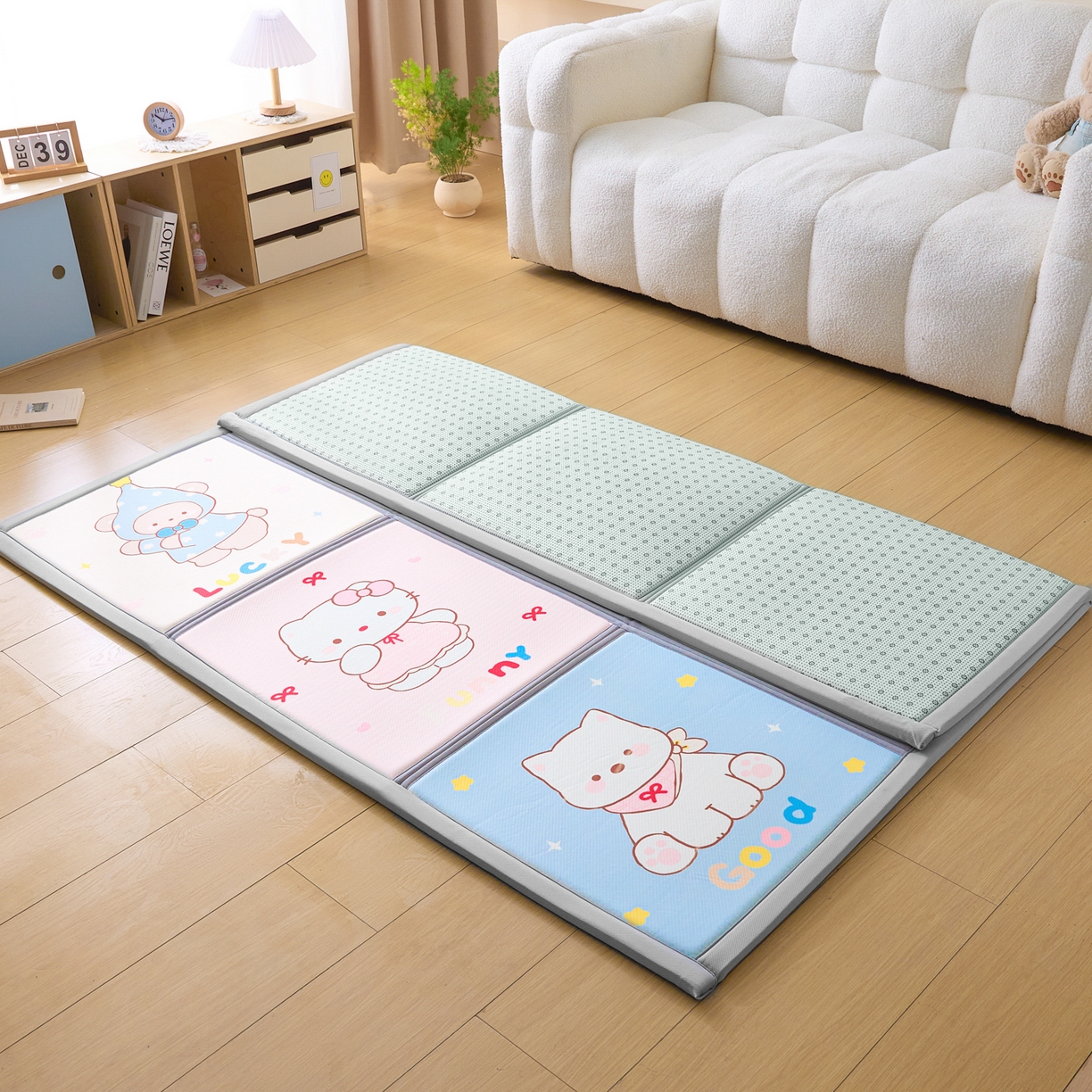 91家纺网 家纺一手货源 找家纺 （总）川悦生活 2026新款凉垫地垫榻榻米卡通地垫
