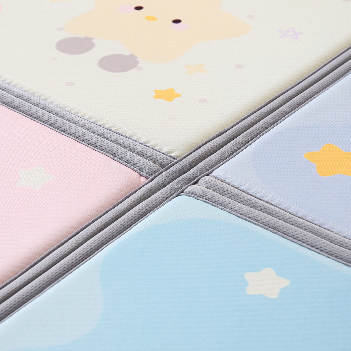 91家纺网 家纺一手货源 找家纺 川悦生活 2026新款凉垫地垫榻榻米卡通地垫 云端星梦