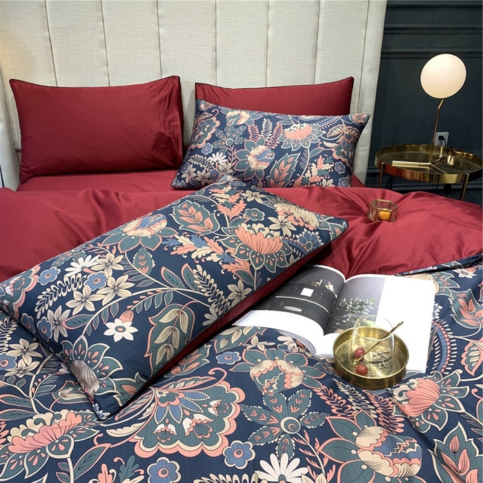 91家纺网 家纺一手货源 找家纺 （总）优然居家纺 2025新款60支数码印花麻绳款四件套