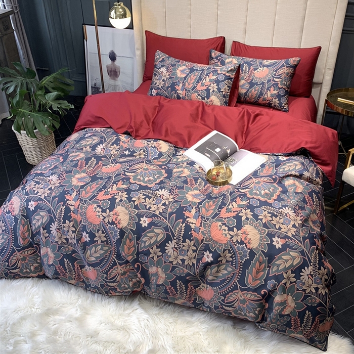 91家纺网 家纺一手货源 找家纺 （总）优然居家纺 2025新款60支数码印花麻绳款四件套