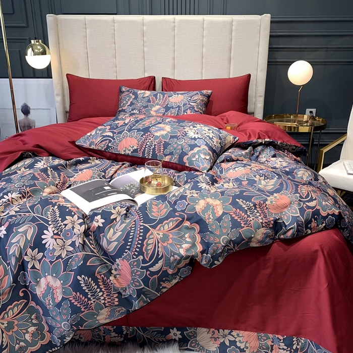 91家纺网 家纺一手货源 找家纺 （总）优然居家纺 2025新款60支数码印花麻绳款四件套