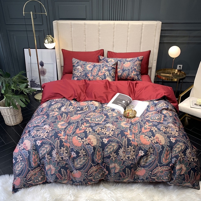 91家纺网 家纺一手货源 找家纺 （总）优然居家纺 2025新款60支数码印花麻绳款四件套