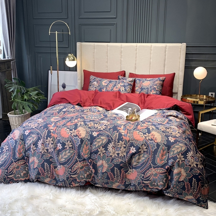 91家纺网 家纺一手货源 找家纺 （总）优然居家纺 2025新款60支数码印花麻绳款四件套