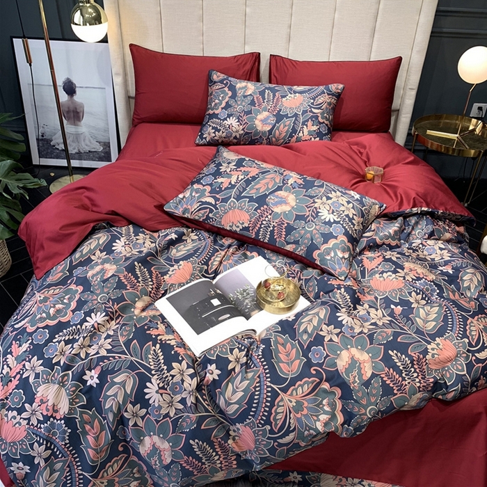 91家纺网 家纺一手货源 找家纺 （总）优然居家纺 2025新款60支数码印花麻绳款四件套