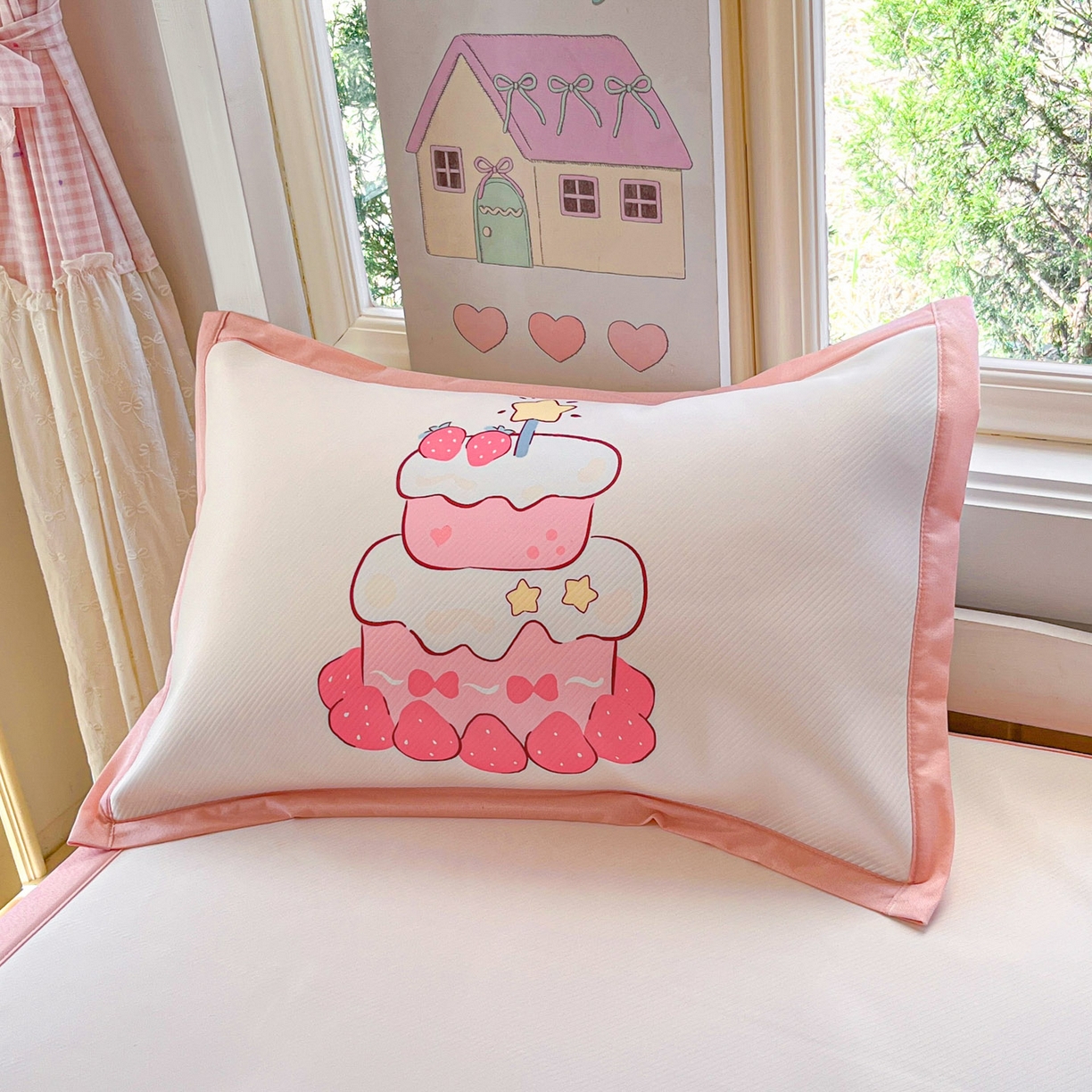 91家纺网 家纺一手货源 找家纺 （总）川悦生活 2026新款凉豆豆大阪卡通学生床凉席席子凉席