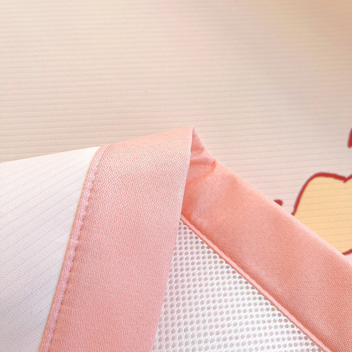 91家纺网 家纺一手货源 找家纺 川悦生活 2026新款凉豆豆大阪卡通学生床凉席席子凉席 草莓奶昔