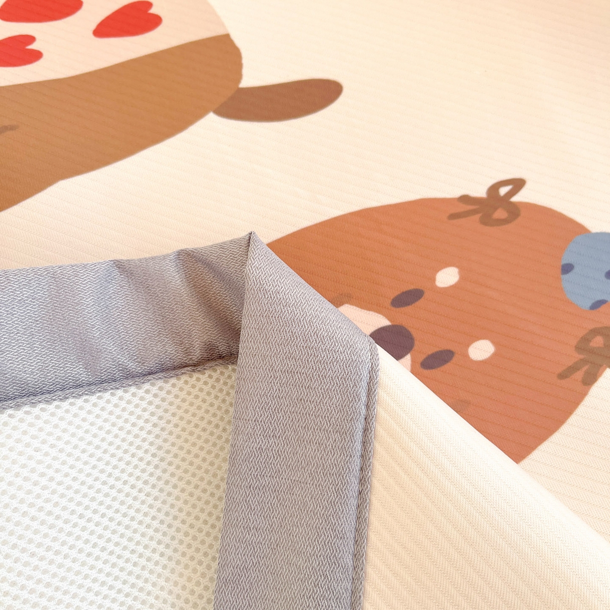 91家纺网 家纺一手货源 找家纺 川悦生活 2026新款凉豆豆大阪卡通学生床凉席席子凉席 咖啡小狗