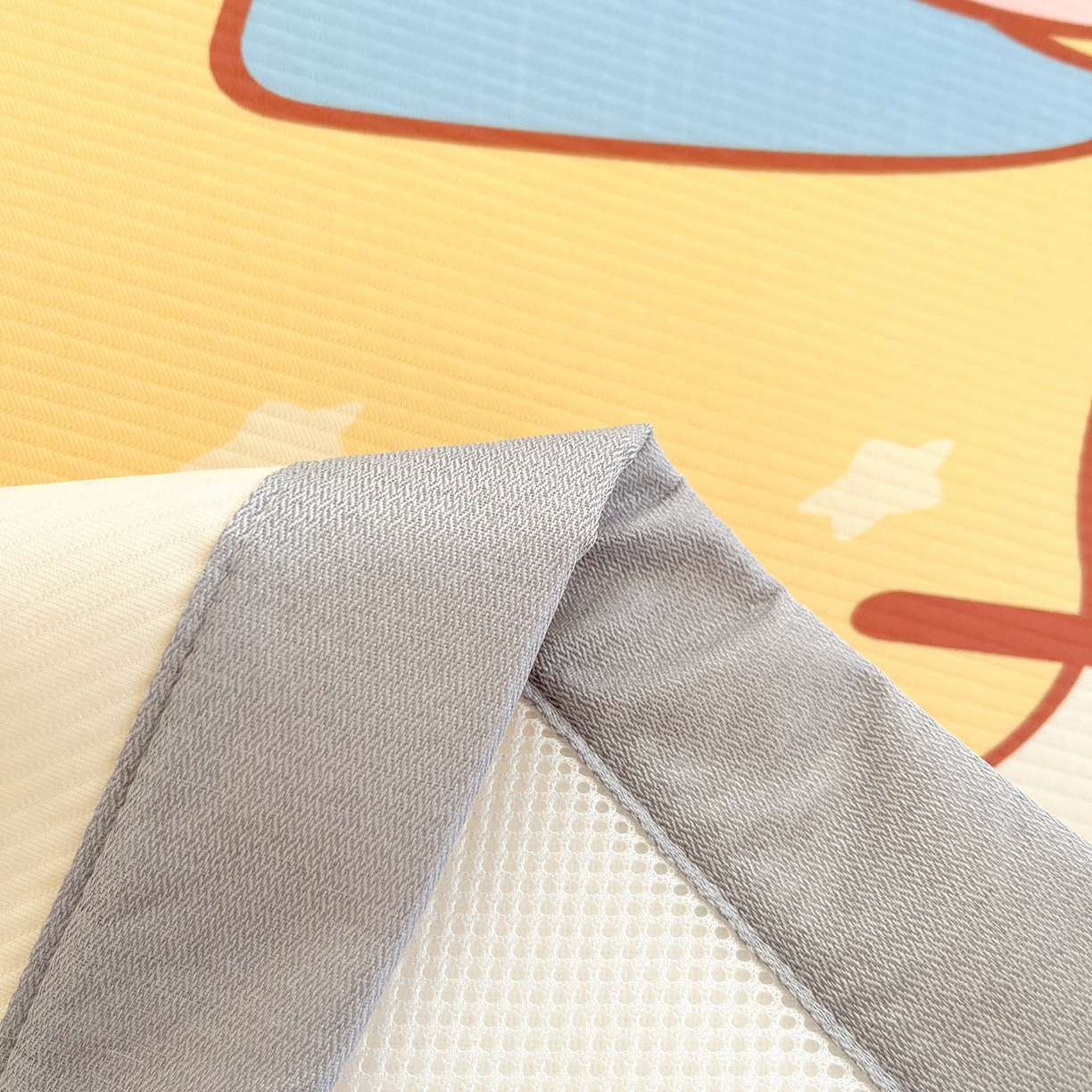 91家纺网 家纺一手货源 找家纺 川悦生活 2026新款凉豆豆大阪卡通学生床凉席席子凉席 亮星星