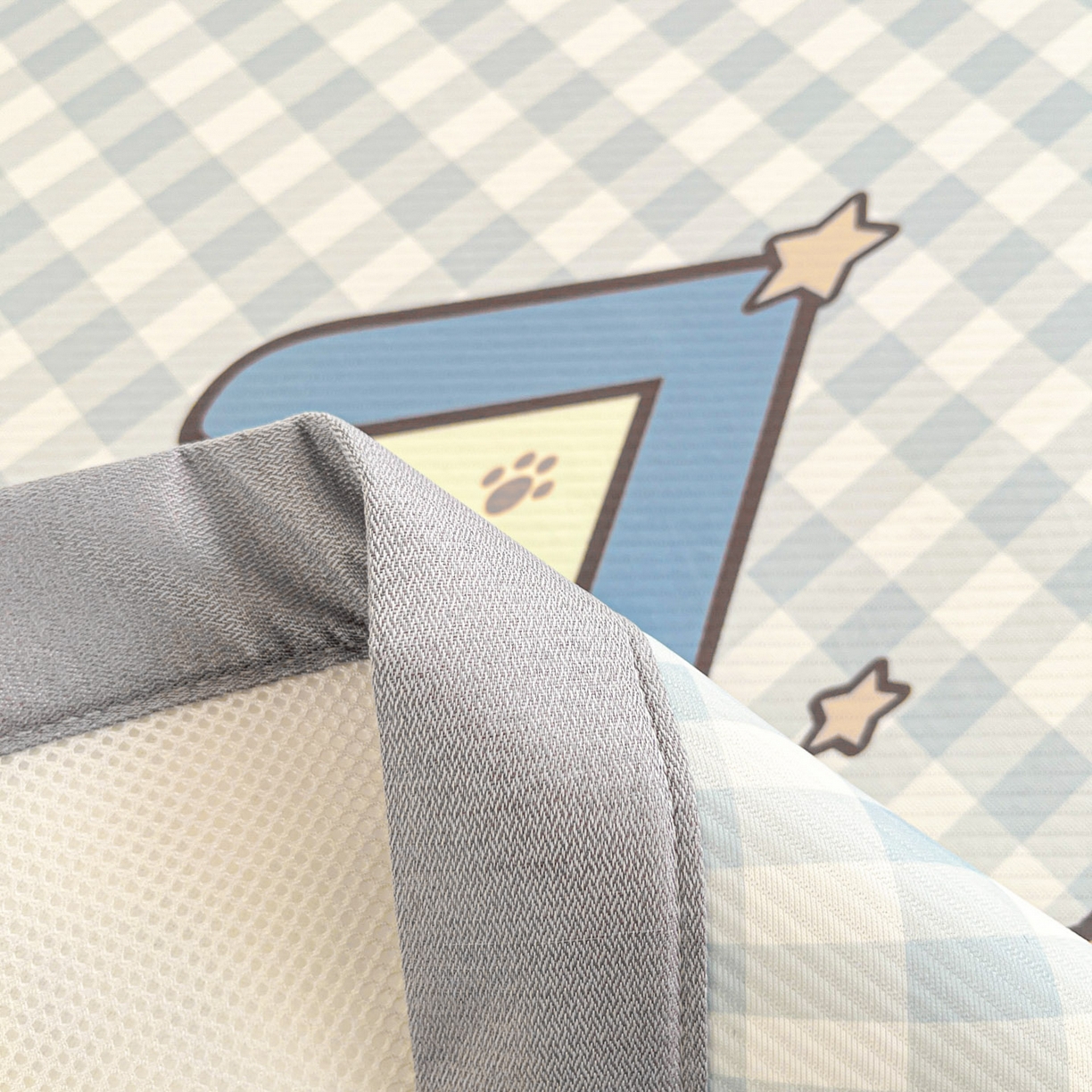 91家纺网 家纺一手货源 找家纺 川悦生活 2026新款凉豆豆大阪卡通学生床凉席席子凉席 萌萌小奶虎