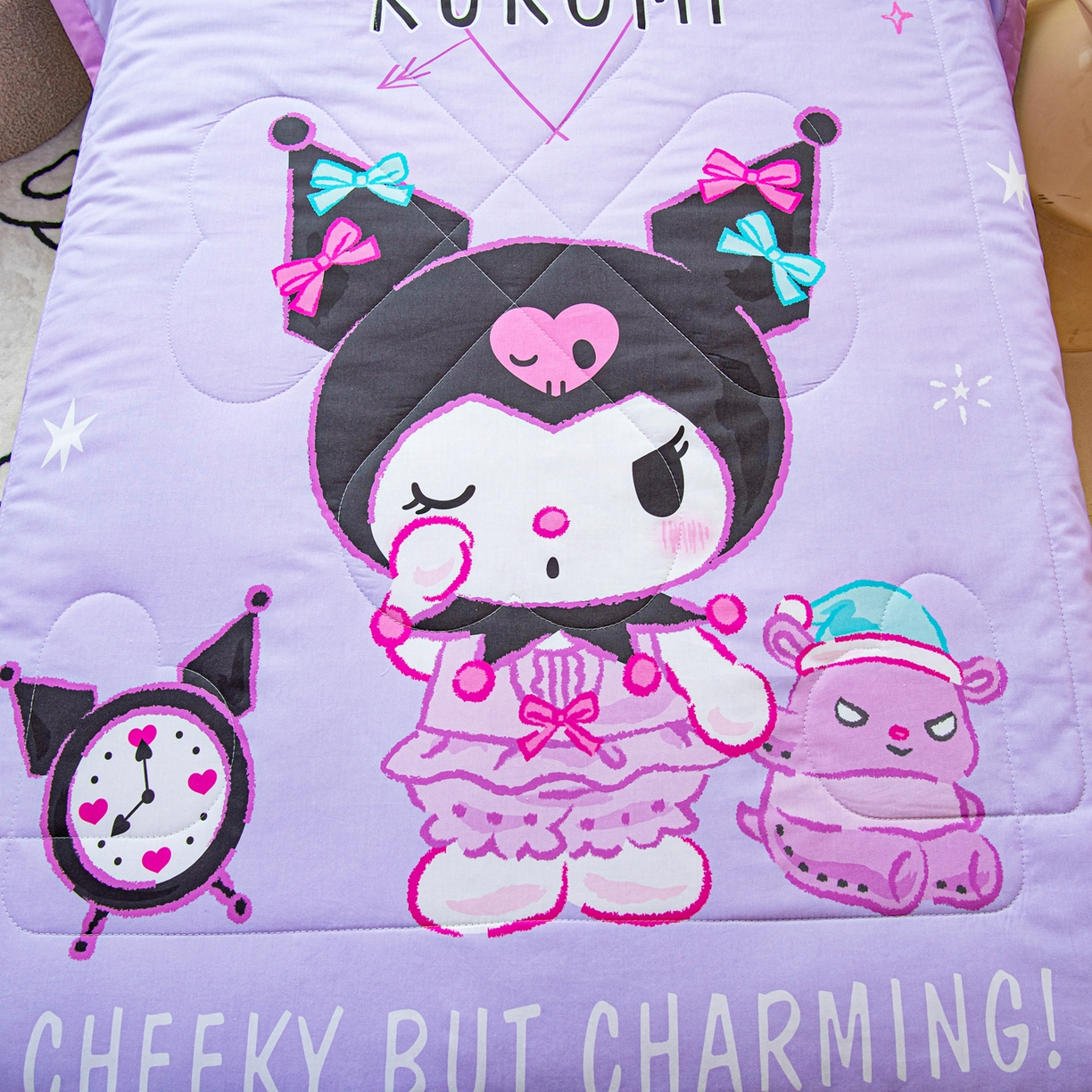 91家纺网 家纺一手货源 找家纺 （总）乐秀家纺 2026新款三丽鸥大版全棉幼儿园空调被纯棉儿童夏凉被