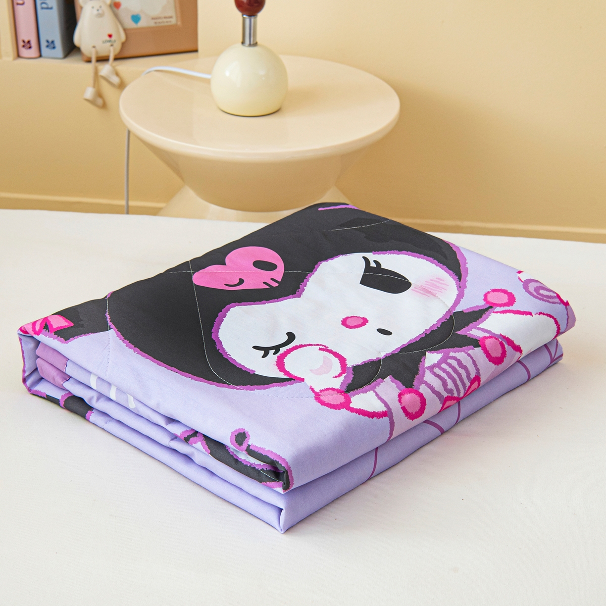 91家纺网 家纺一手货源 找家纺 （总）乐秀家纺 2026新款三丽鸥大版全棉幼儿园空调被纯棉儿童夏凉被