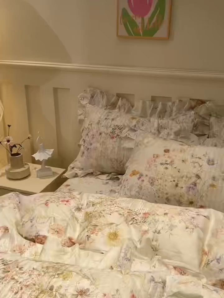 91家纺网 家纺一手货源 找家纺 （总）宜凡家纺 2026新款全棉数码印花床盖②号系列四件套