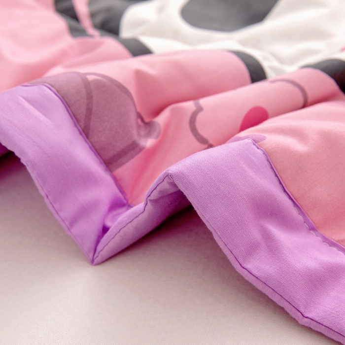 91家纺网 家纺一手货源 找家纺 乐秀家纺 2026新款三丽鸥大版全棉幼儿园空调被纯棉儿童夏凉被 黑酷使者