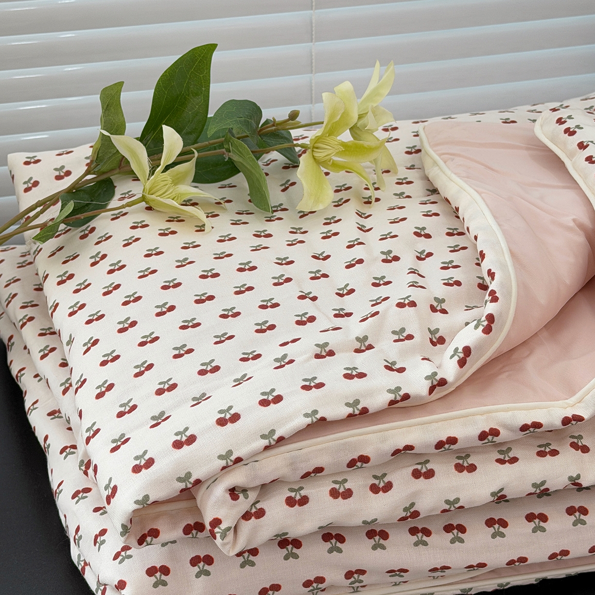 91家纺网 家纺一手货源 找家纺 （总）佰织鑫家居 2026新款全棉双层纱锦氨凉感夏凉被空调被