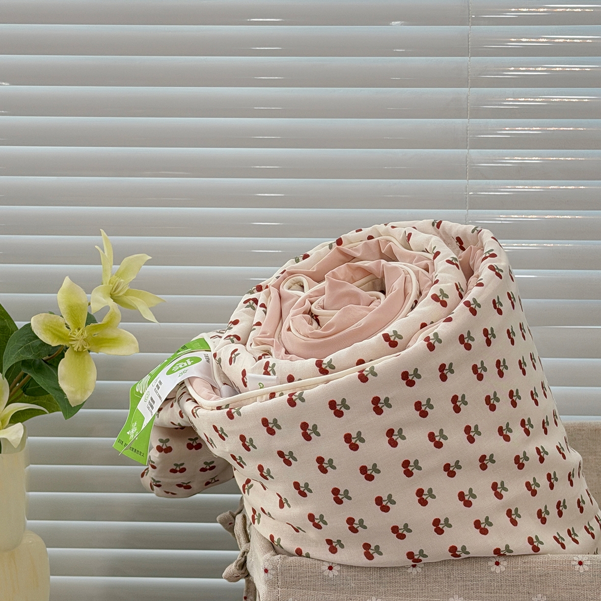 91家纺网 家纺一手货源 找家纺 （总）佰织鑫家居 2026新款全棉双层纱锦氨凉感夏凉被空调被