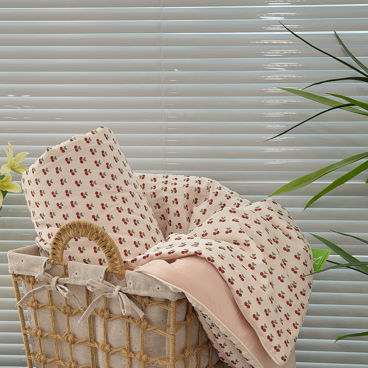 91家纺网 家纺一手货源 找家纺 （总）佰织鑫家居 2026新款全棉双层纱锦氨凉感夏凉被空调被