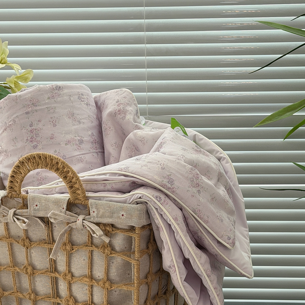 91家纺网 家纺一手货源 找家纺 佰织鑫家居 2026新款全棉双层纱锦氨凉感夏凉被空调被 浅夏