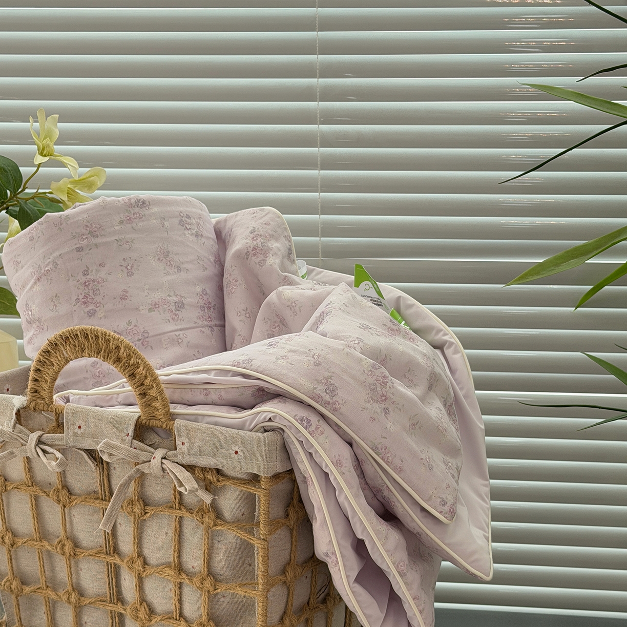 91家纺网 家纺一手货源 找家纺 佰织鑫家居 2026新款全棉双层纱锦氨凉感夏凉被空调被 浅夏