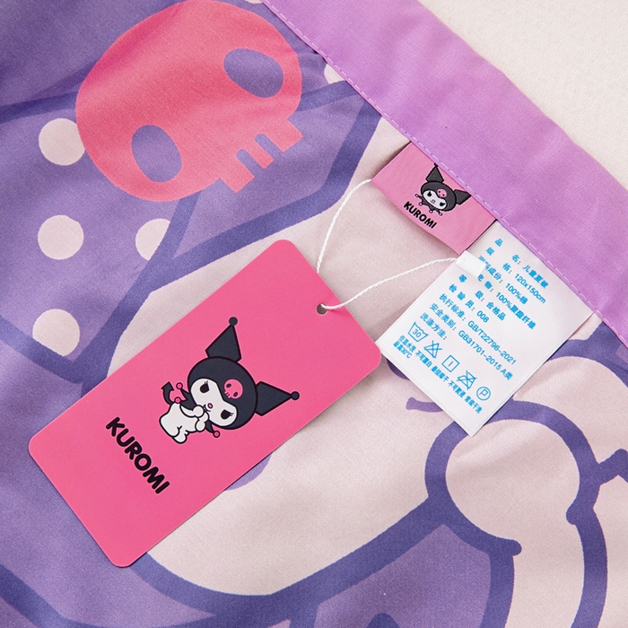 91家纺网 家纺一手货源 找家纺 乐秀家纺 2026新款三丽鸥大版全棉幼儿园空调被纯棉儿童夏凉被 可爱库洛米